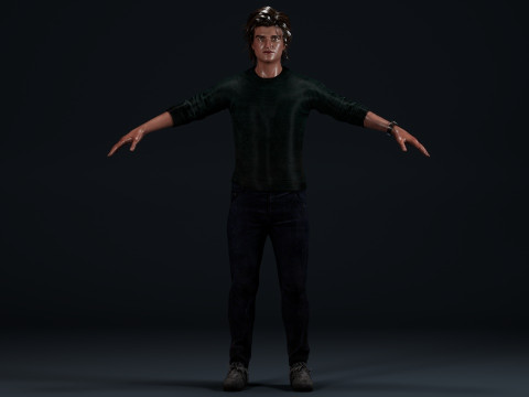 Steve Harrington 3D Model
