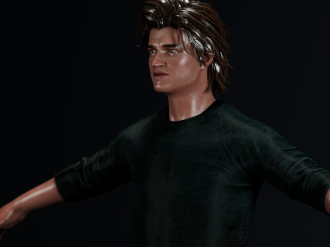 Steve Harrington 3D Model