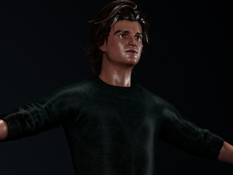 Steve Harrington 3D Model
