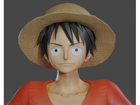Monkey D Luffy 3D-Modell