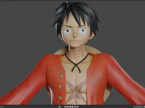 Monkey D Luffy Model 3D