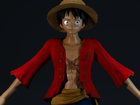 Monkey D Luffy Model 3D