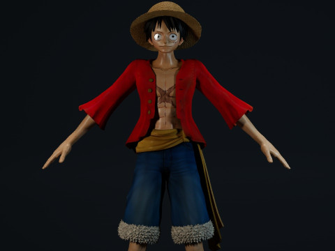 Monkey D Luffy Model 3D
