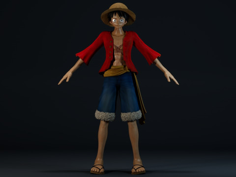 Monkey D Luffy Model 3D
