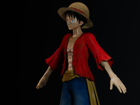 Monkey D Luffy Model 3D