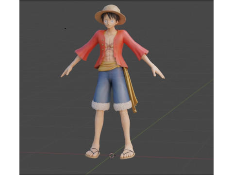 Monkey D Luffy Model 3D