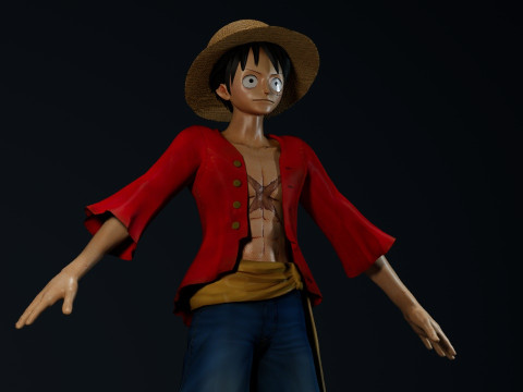 Monkey D Luffy Model 3D