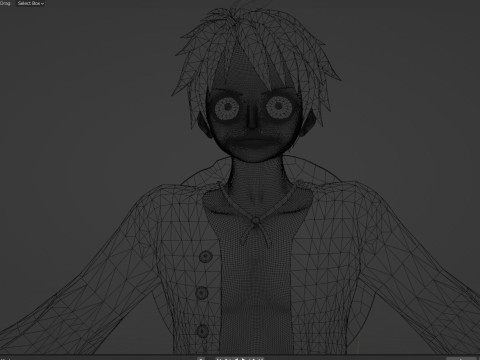 Monkey D Luffy Model 3D