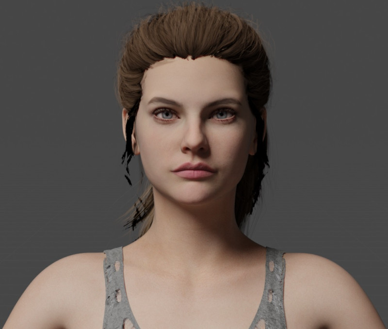 Barbara Palvin Model 3D .c4d .max .obj .3ds .fbx .stl .blend