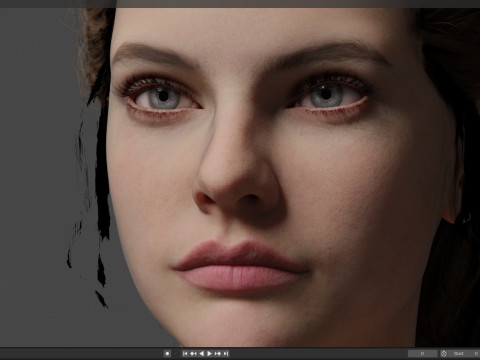Barbara Palvin Model 3D