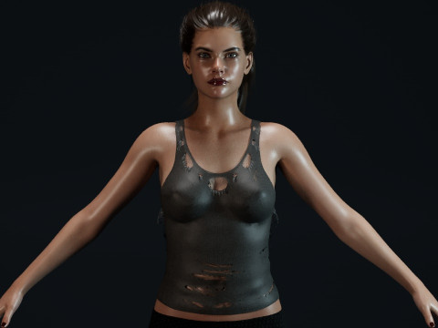Barbara Palvin Model 3D