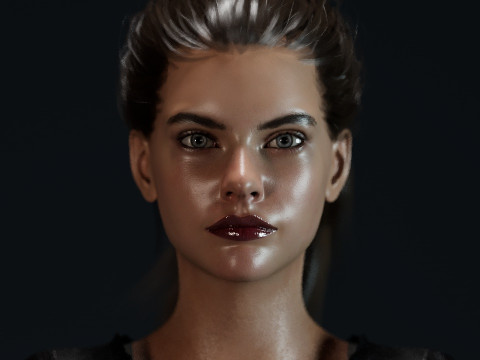 Barbara Palvin Model 3D