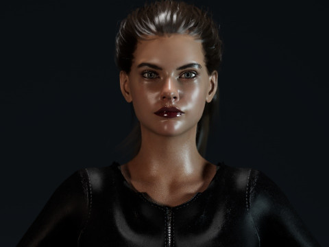 Barbara Palvin Model 3D