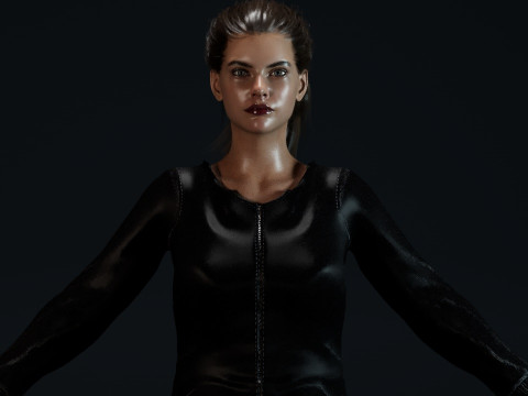 Barbara Palvin Model 3D