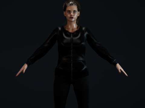 Barbara Palvin Model 3D
