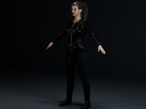 Barbara Palvin Model 3D