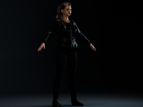 Barbara Palvin Model 3D