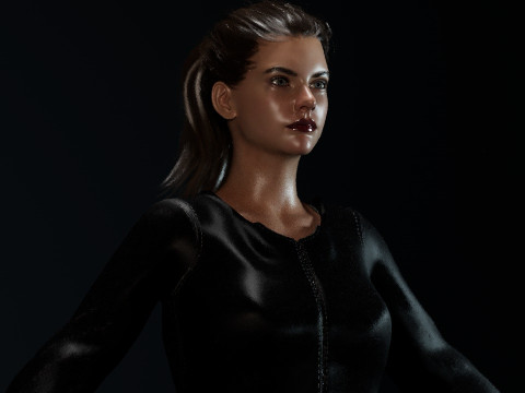 Barbara Palvin Model 3D