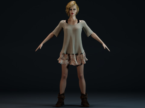 Charlize Theron 3Dモデル