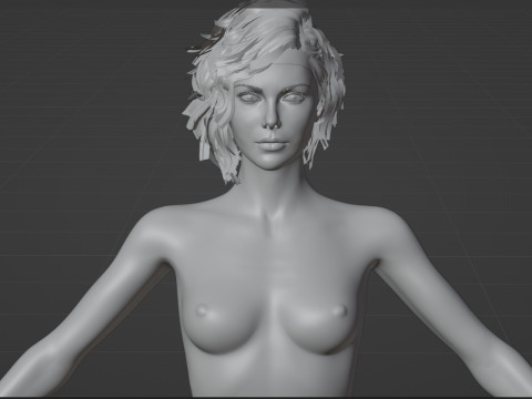 Charlize Theron 3Dモデル