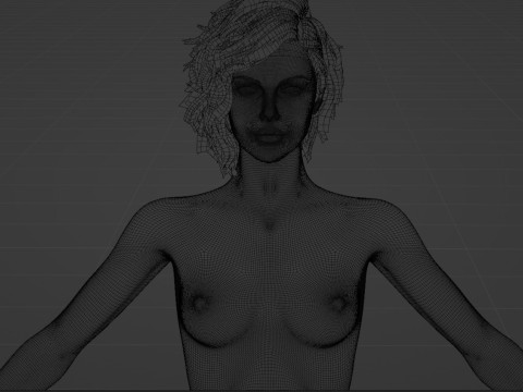 Charlize Theron 3Dモデル