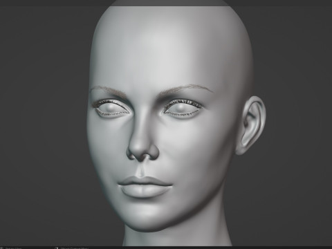 Charlize Theron 3Dモデル