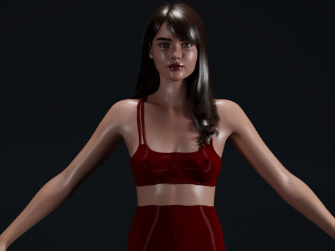 Kristina Pimenova 3Dモデル