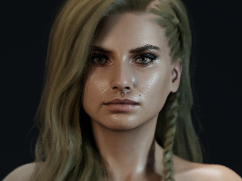 Imogen Poots 3D Model