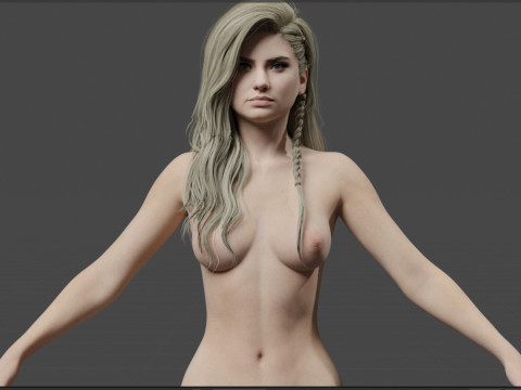 Imogen Poots 3Dモデル