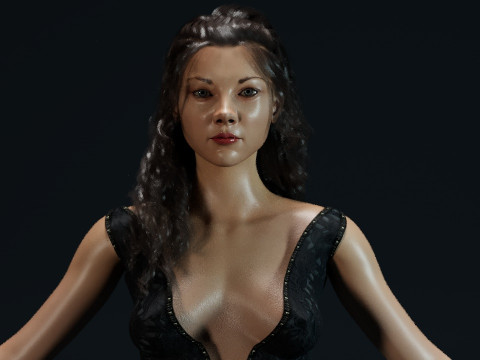 Margaery Tyrell 3Dモデル