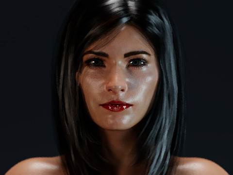 Courteney Cox 3Dモデル