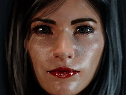 Courteney Cox 3D Model