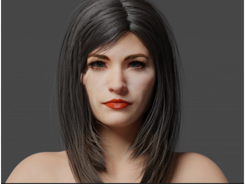 Courteney Cox 3D Model