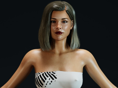 Ali Larter 3D Модель