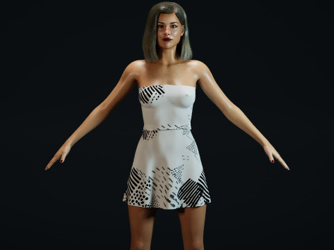 Ali Larter 3D Модель