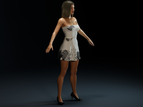 Ali Larter 3D Модель