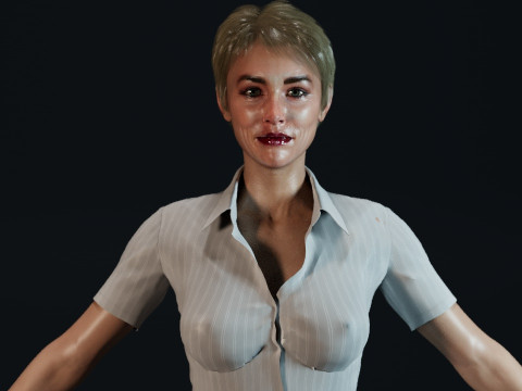 Sharon Stone 3D 模型