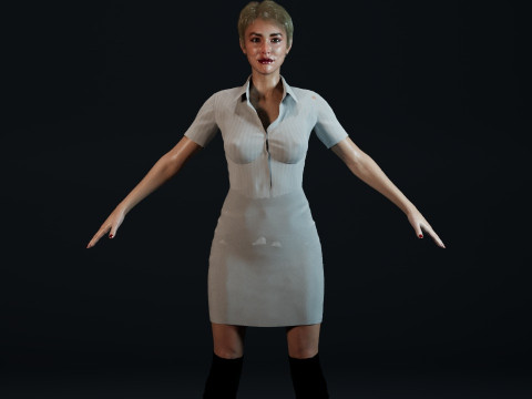 Sharon Stone 3D 模型