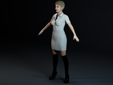 Sharon Stone 3D 模型