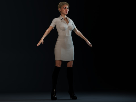 Sharon Stone 3D 模型