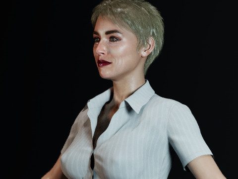 Sharon Stone 3D 模型