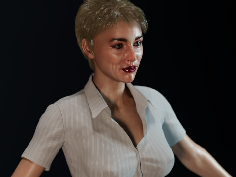 Sharon Stone 3D 模型