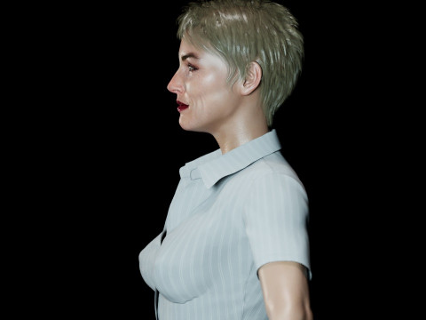 Sharon Stone 3D 模型