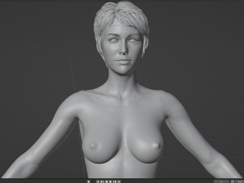 Sharon Stone 3D 模型