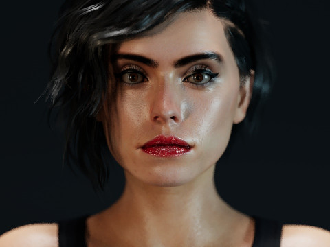 Daisy Ridley 3Dモデル