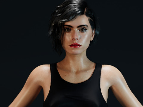 Daisy Ridley 3Dモデル