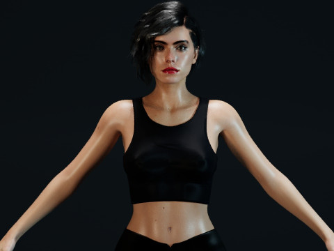 Daisy Ridley 3Dモデル