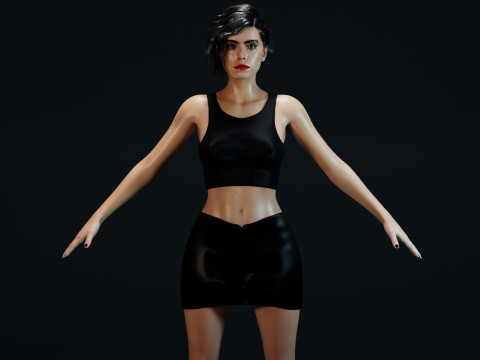 Daisy Ridley 3Dモデル