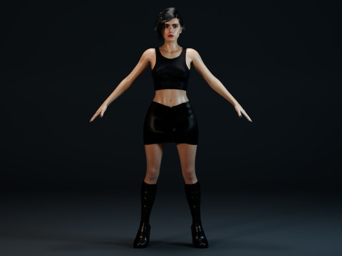 Daisy Ridley 3Dモデル