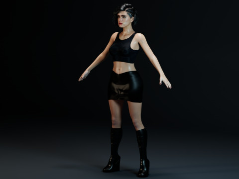 Daisy Ridley 3Dモデル